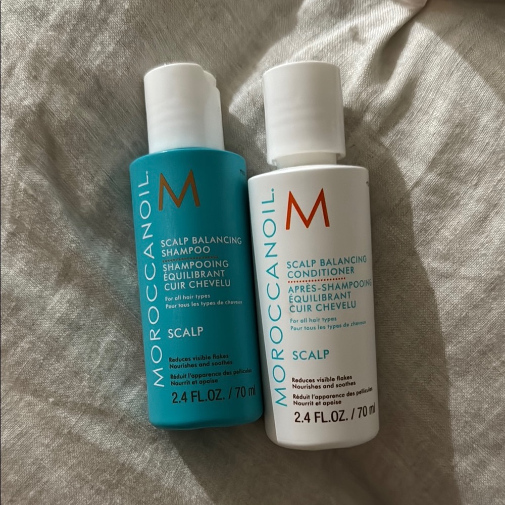 Moroccanoil Scalp Balancing Shampoo and Conditioner Set -travel size